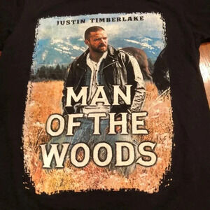Justin Timberlake Man of Woods Concert Tee Shirt